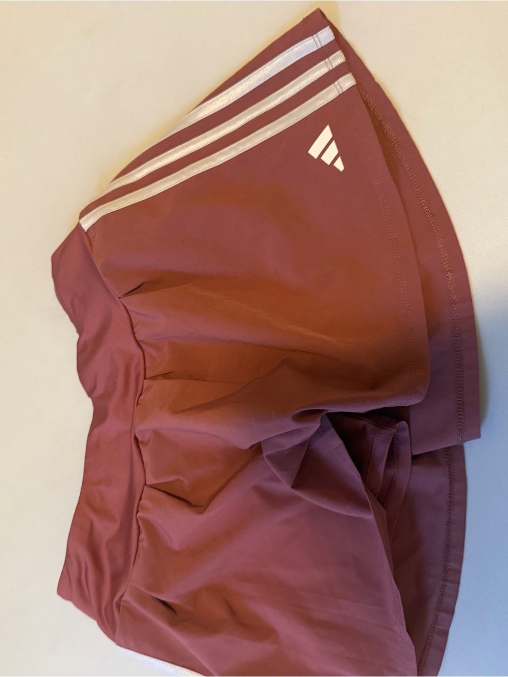 Adidas 3-Stripe Tennis Skort | Size L | Dusty Mauve
